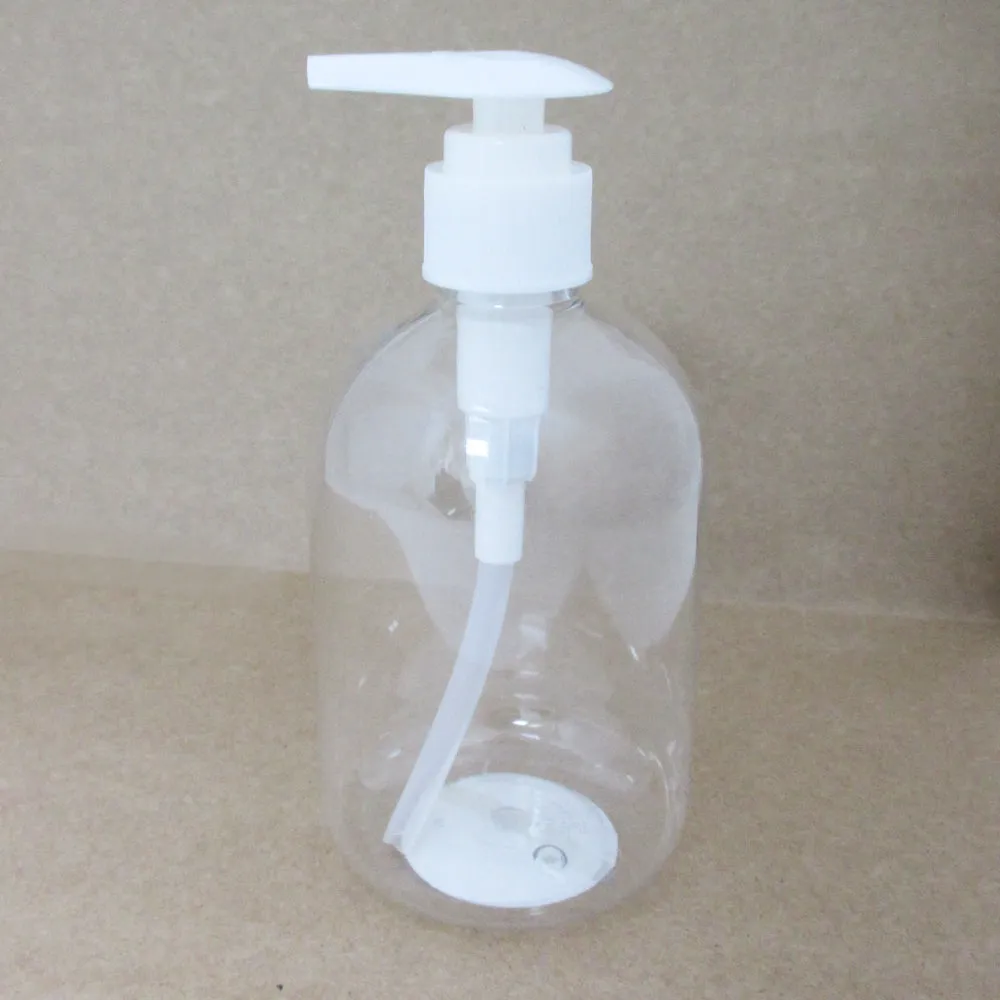 2 Liquid Soap Dispenser Pump Lotion Refillable Empty Bottle Plastic Spray 14 Oz