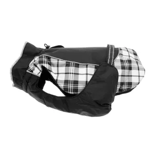 Alpine All Weather Coat - Black and White Plaid