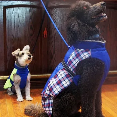 Alpine All Weather Coat - Royal Blue Plaid