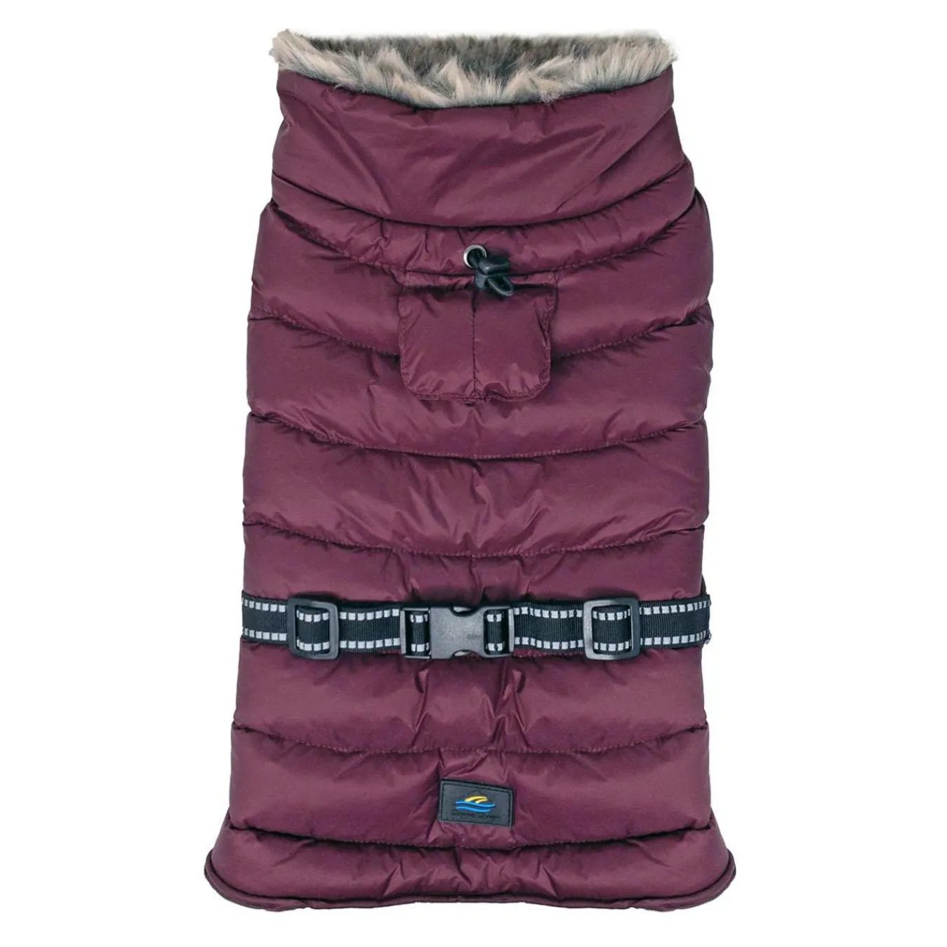 Alpine Extreme Weather Puffer Coat - Burgundy