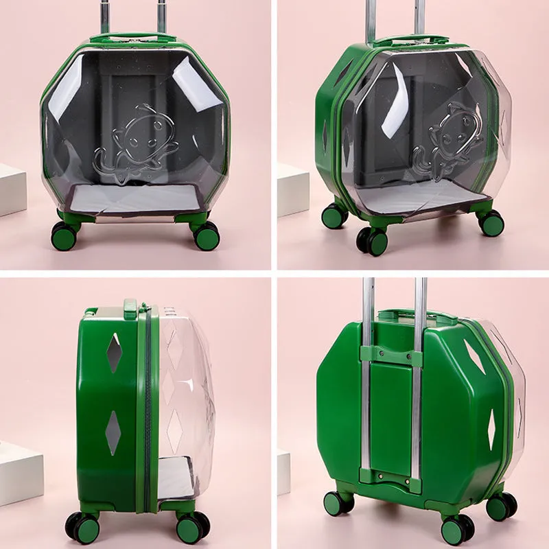 Bag Pet Trolley Box Cat Go Out Portable