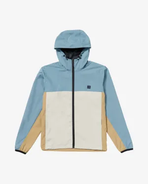 Billabong Mens Transport Waterproof Windbreaker Jacket - Glacier Blue