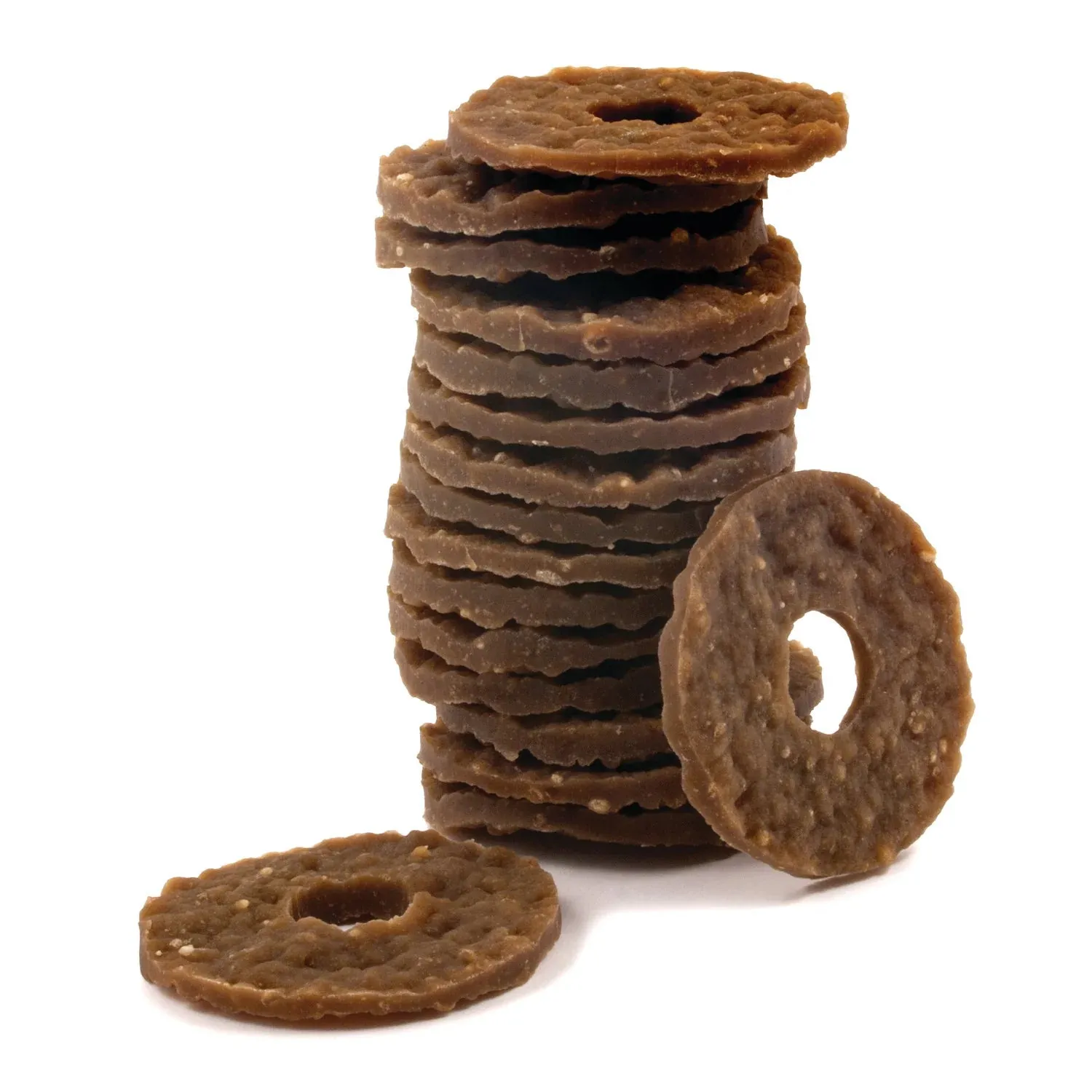 Busy Buddy Natural Rawhide Rings