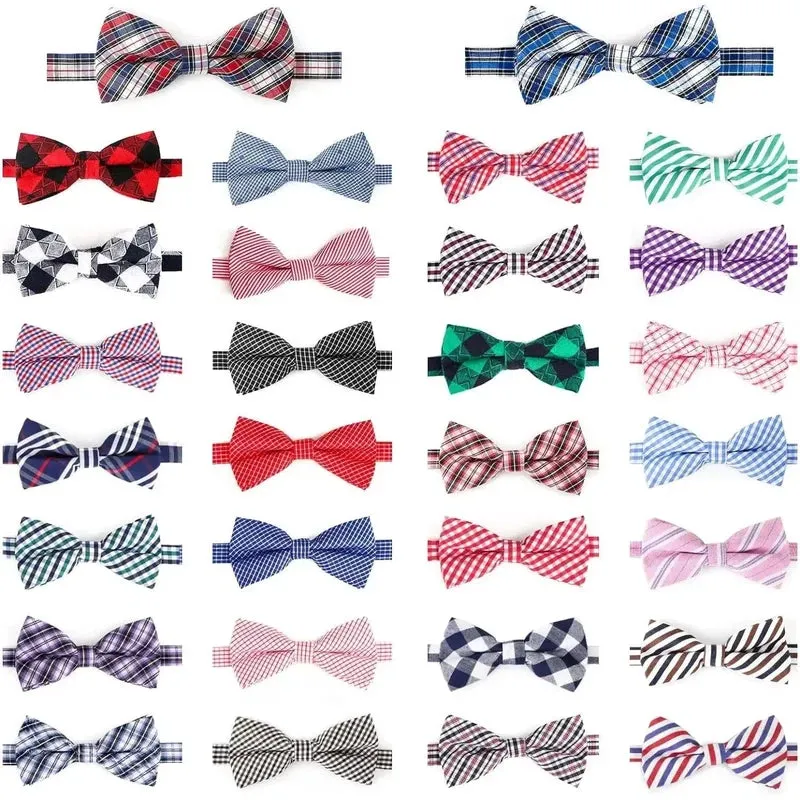 Colorful Dog Bow Tie Set
