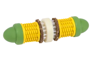 Cravin’ Corncob Treat Ring Dog Toy