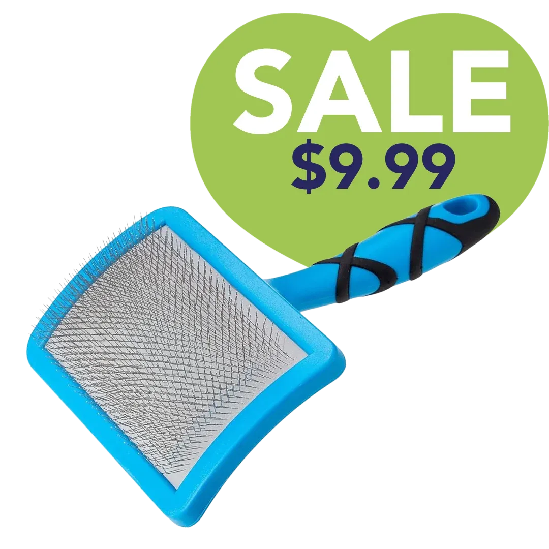 Curved Soft Slicker Brush Large by Groom Professional
