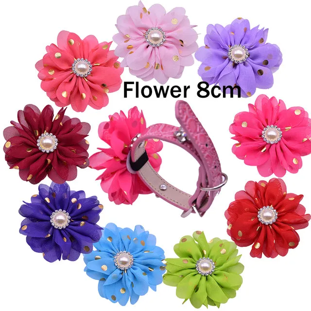 Dog Accessories Big Flower-Collar