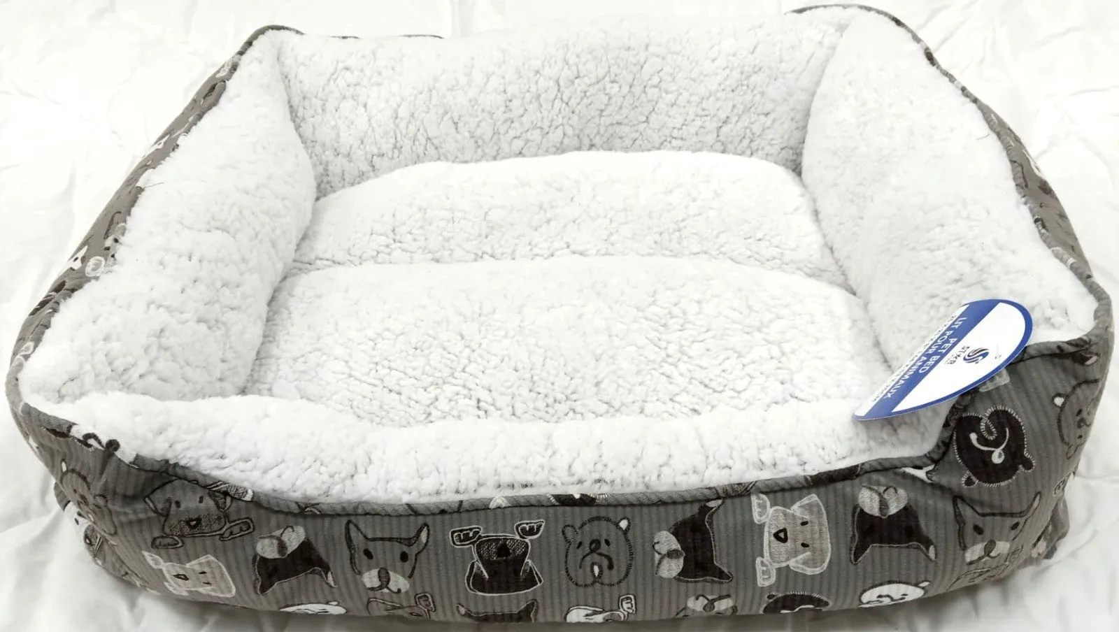 Dog Bed Cozy Cuddler--Faces
