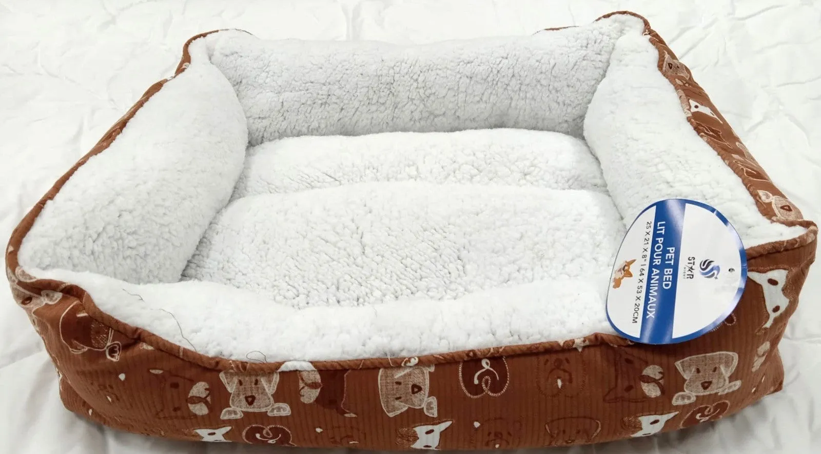 Dog Bed Cozy Cuddler--Faces