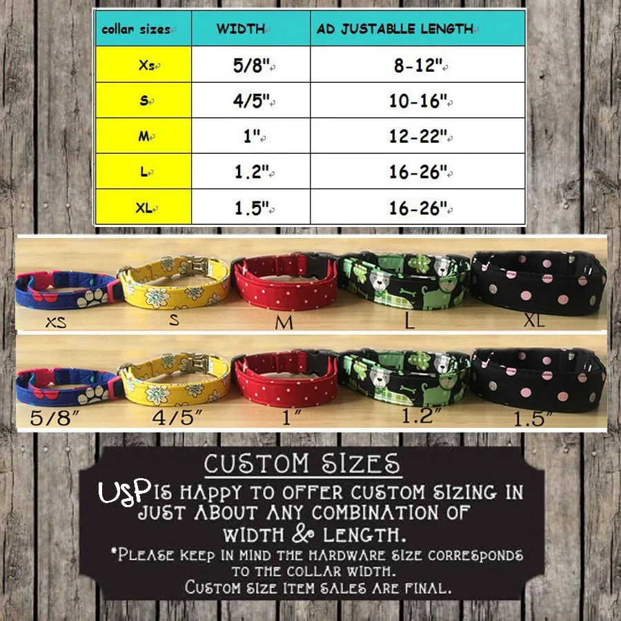 Dog Collar and Leash Set with Bow Tie