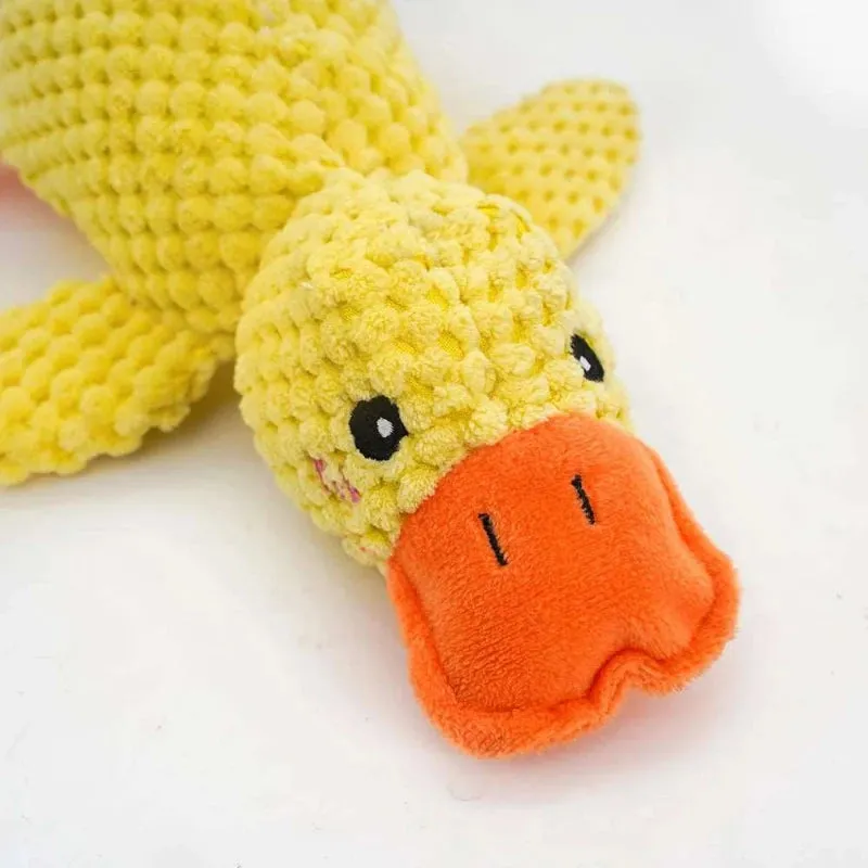 Duck-Shaped Quacking Dog Toy – Fun and Durable for Interactive Play
