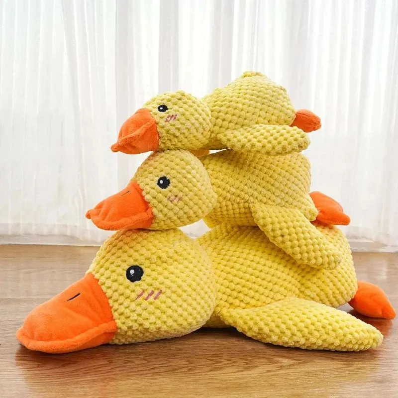 Duck-Shaped Quacking Dog Toy – Fun and Durable for Interactive Play