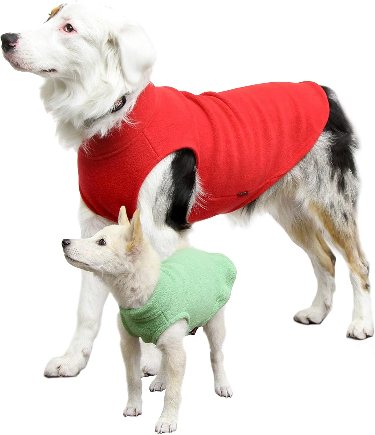 Gooby - Stretch Fleece Vest, Pullover Fleece Vest Jacket Sweater for Dogs, Burgundy, Medium