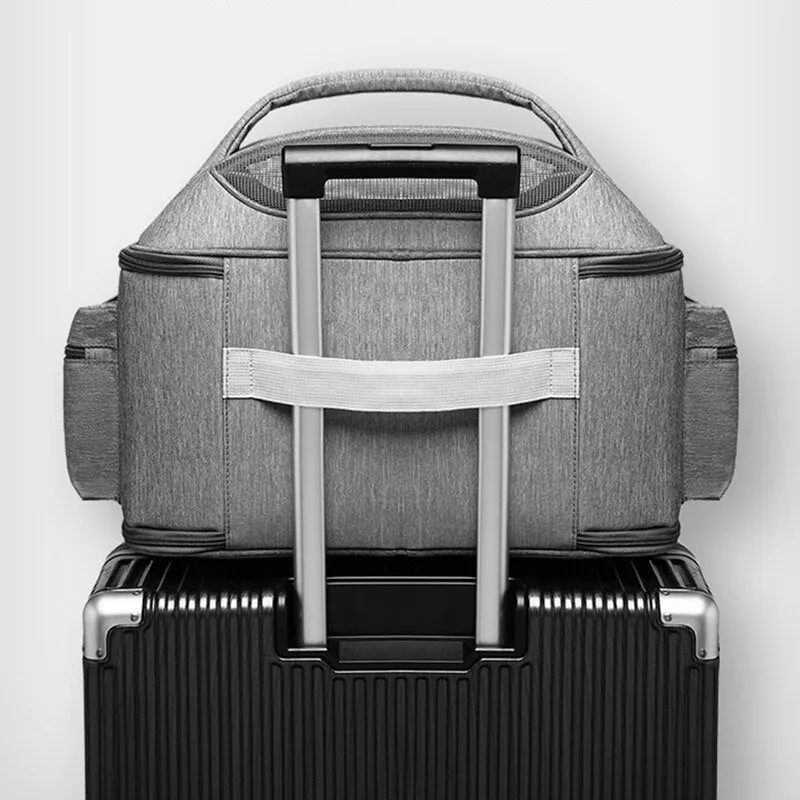 Grey Pet Travel Carrier