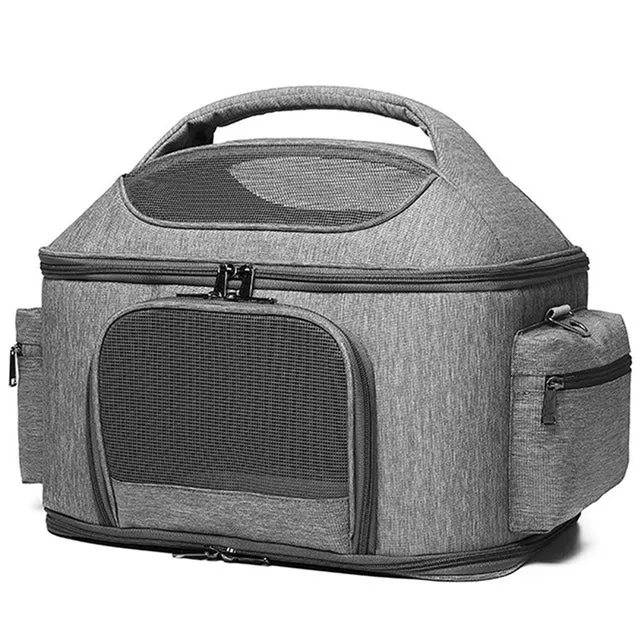 Grey Pet Travel Carrier