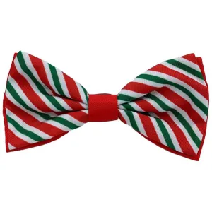 Huxley & Kent Peppermint Stripe Bow Tie For Cats & Dogs Large