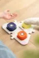 Interactive Talking Pet Toy: Dog Button Record, Vocal Training, Bell Ringer, and Easy-To-Use with Pad and Sticker