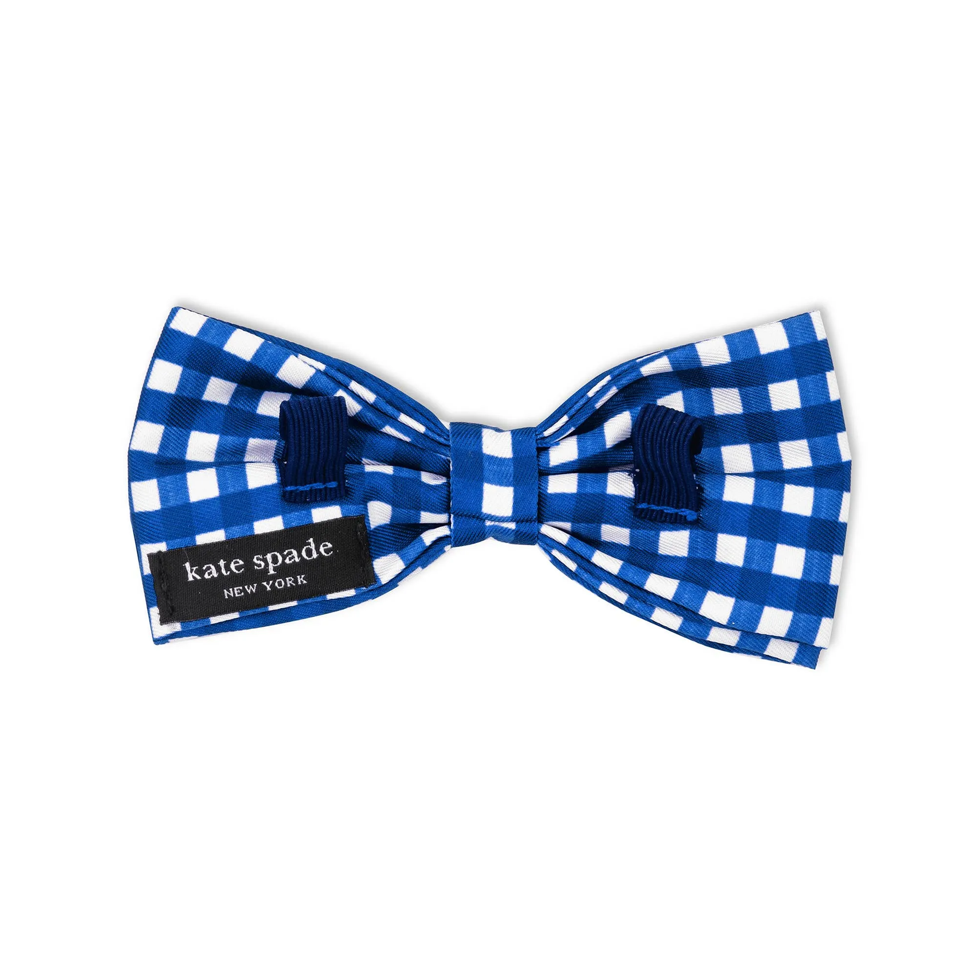 Kate Spade New York | Navy Gingham Dog Bow Tie