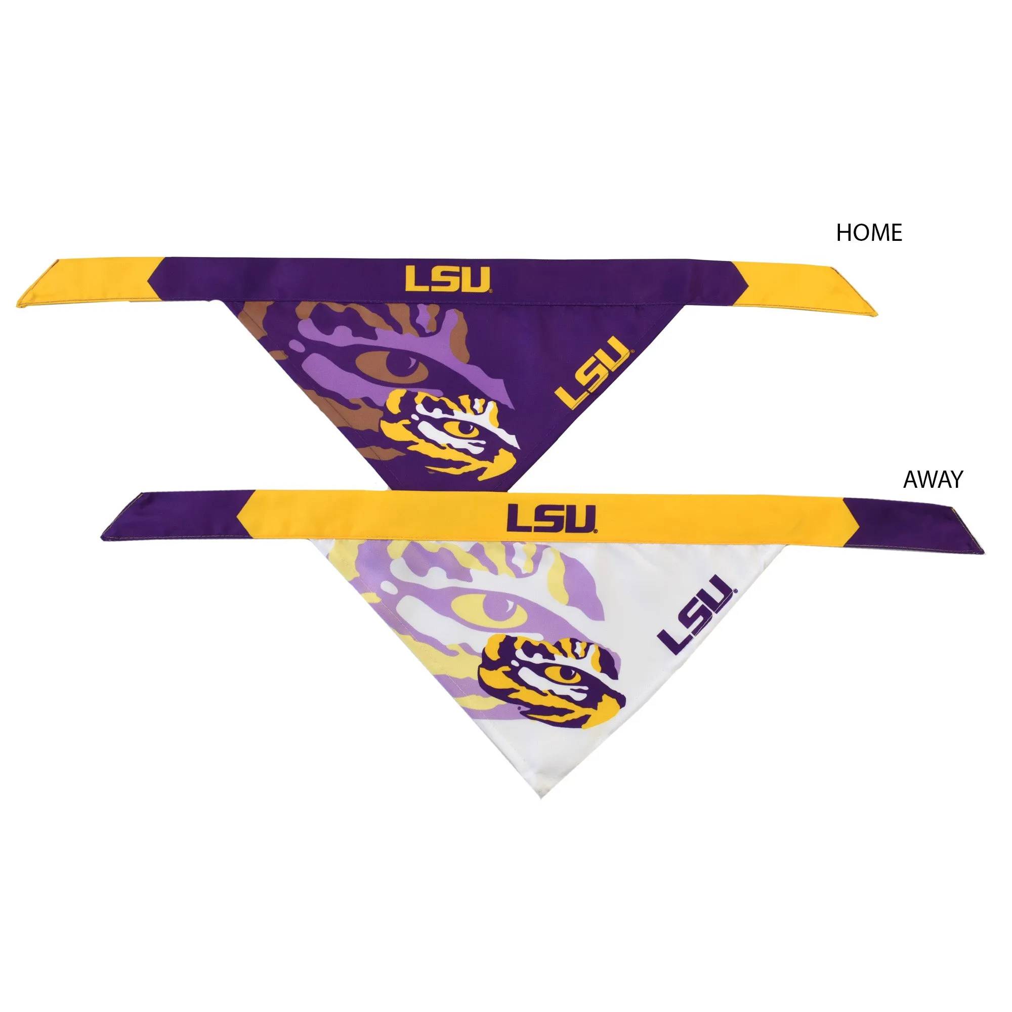 Louisiana State University Home and Away Pet Bandana Set
