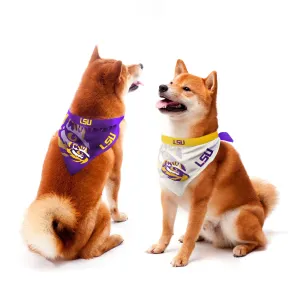 Louisiana State University Home and Away Pet Bandana Set