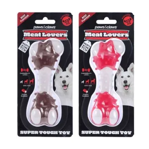 Meat Lovers Flavoured Bone Chew Toy - 13.5cm x 5.7cm x 4.9cm