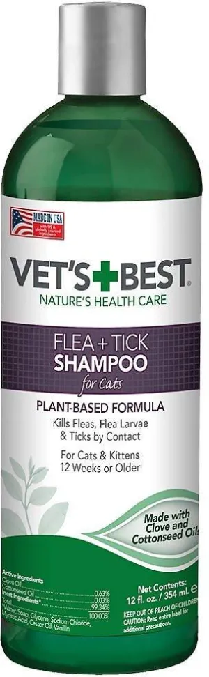 Natrual Flea   Tick Shampoo for Cats