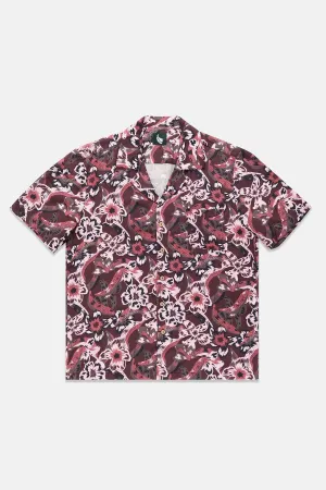 Organico Camp-Collar Shirt Rosa