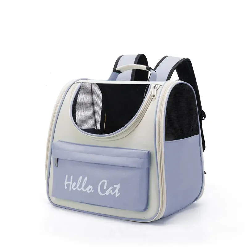 Outdoor portable cat bag pet bag pet backpack cat travel pet backpack