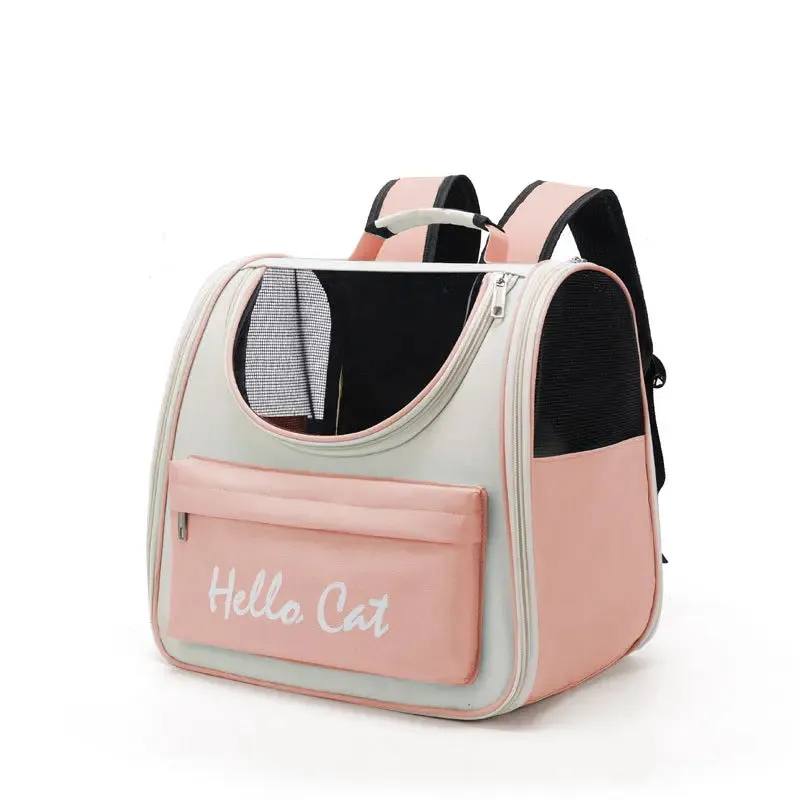 Outdoor portable cat bag pet bag pet backpack cat travel pet backpack