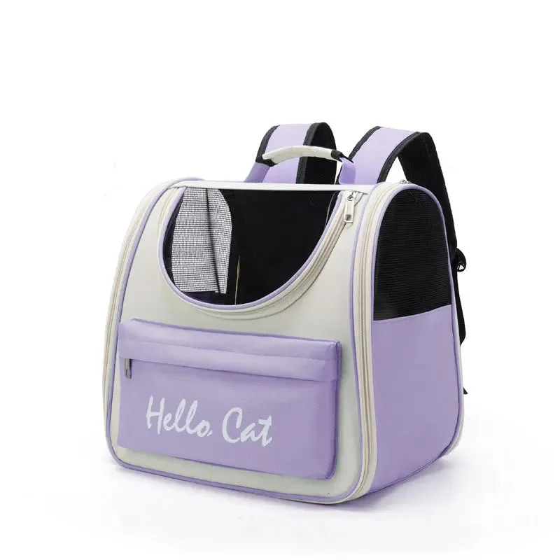 Outdoor portable cat bag pet bag pet backpack cat travel pet backpack