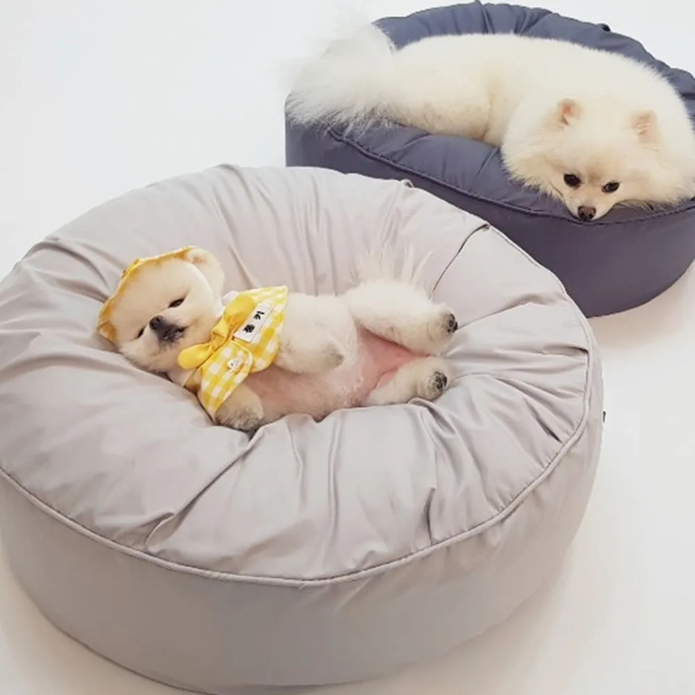 PAWS ASIA Factory Cheap Round Washable Removable Large Warm Soft Padded Minimalist Cat Bed Dog