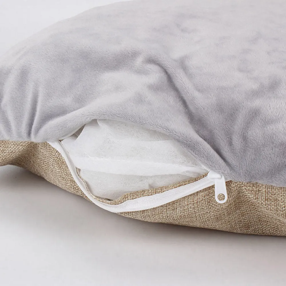 PAWS ASIA Factory Large Grey Indestructible Anti Anxiety Half Open Pet Cat Bed House Toy Dog