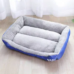PAWS ASIA Factory Wholesale Outdoor Fashion Sofa Pet Square Bed For Large Dogs