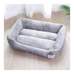 PAWS ASIA Factory Wholesale Outdoor Fashion Sofa Pet Square Bed For Large Dogs