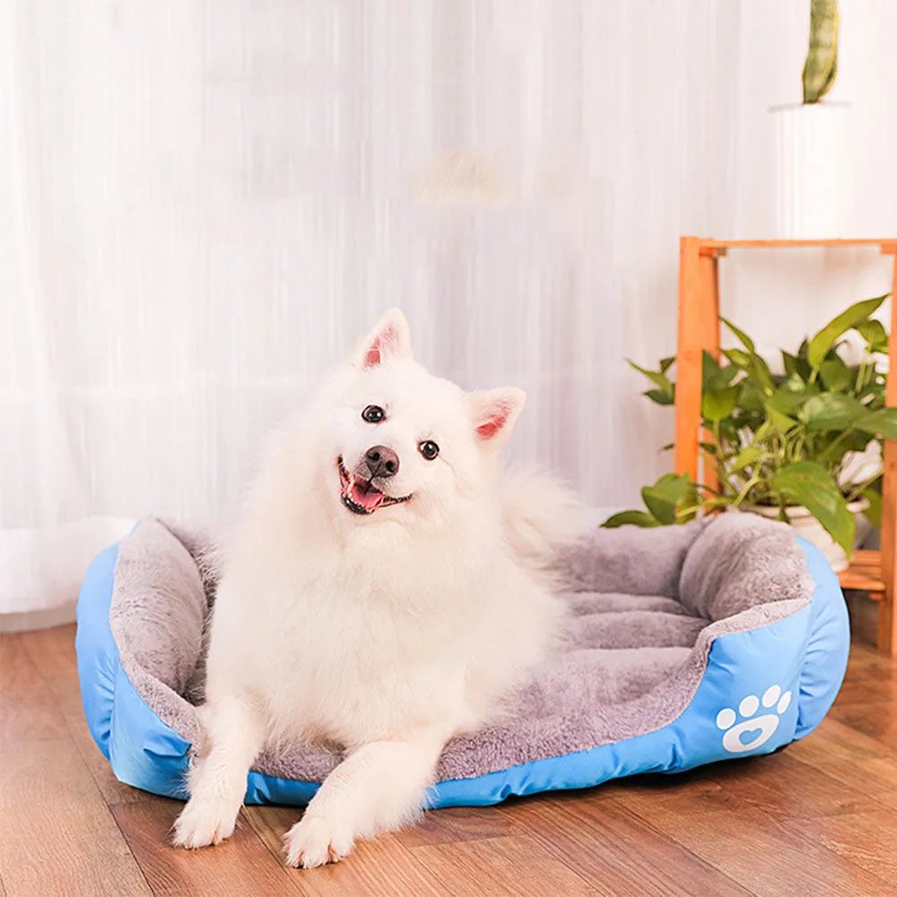 PAWS ASIA Factory Wholesale Outdoor Fashion Sofa Pet Square Bed For Large Dogs