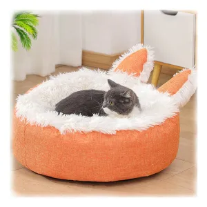PAWS ASIA Supplier Best Selling Eco Friendly Comfortable Fluffy Velvet Cute Cat Bed Pet Dog