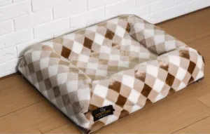 Pet Bed JulesRoche Memory Foam Water-Resistant Minky Fabric Cover
