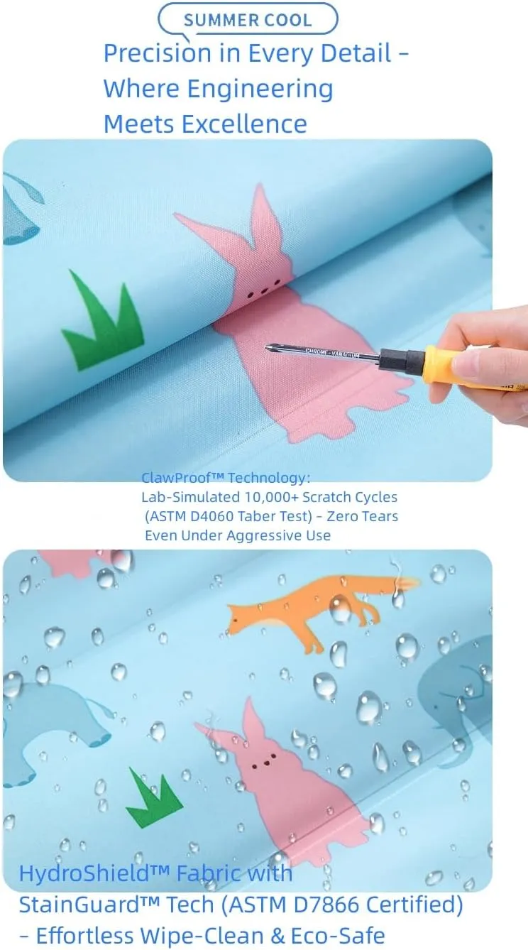 Pet Cooling Mat for Dogs & Cats - Safe Gel Design Chew-Resistant & Waterproof, Indoor/Outdoor Use (Vet-Inspired) (X-Large)