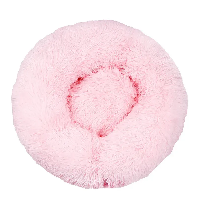 Pet Dog Bed Comfortable Donut Cuddler Round Dog Kennel Ultra Soft Washable Dog and Cat Cushion Bed Winter Warm Sofa hot sell