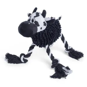 Petface Buddies - Noodle Cow Plush Dog Toy