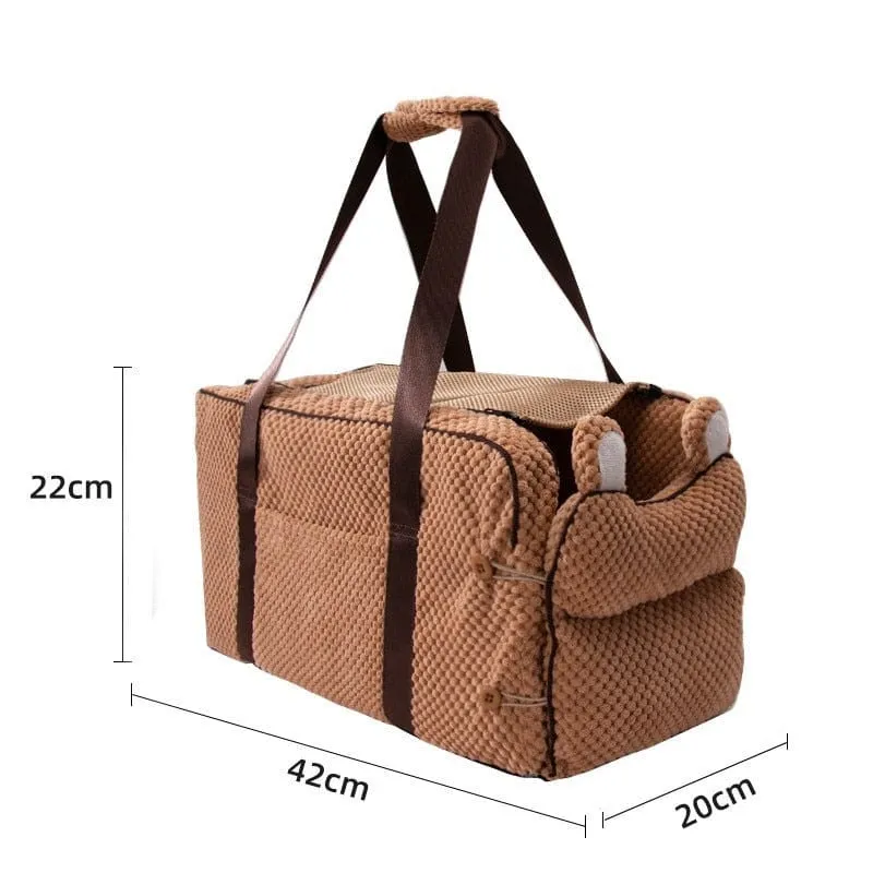 Portable Armrest Cat Car Carrier