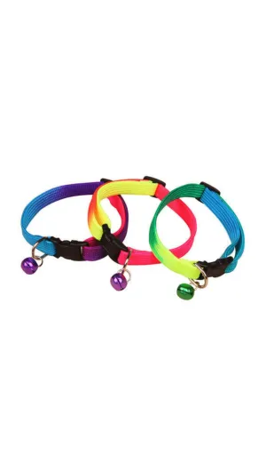 Rainbow Collar with Bell