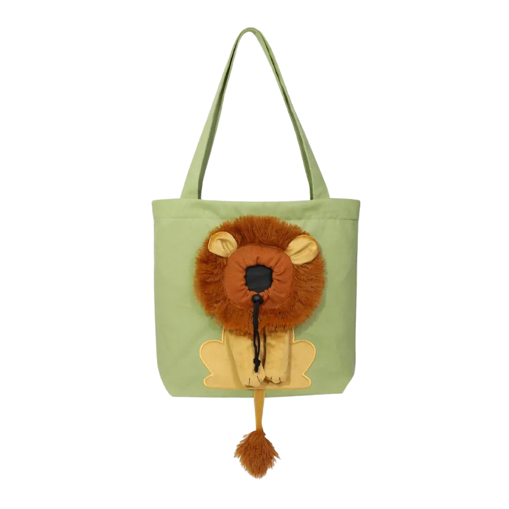 Soft & Breathable Lion Cat Bag