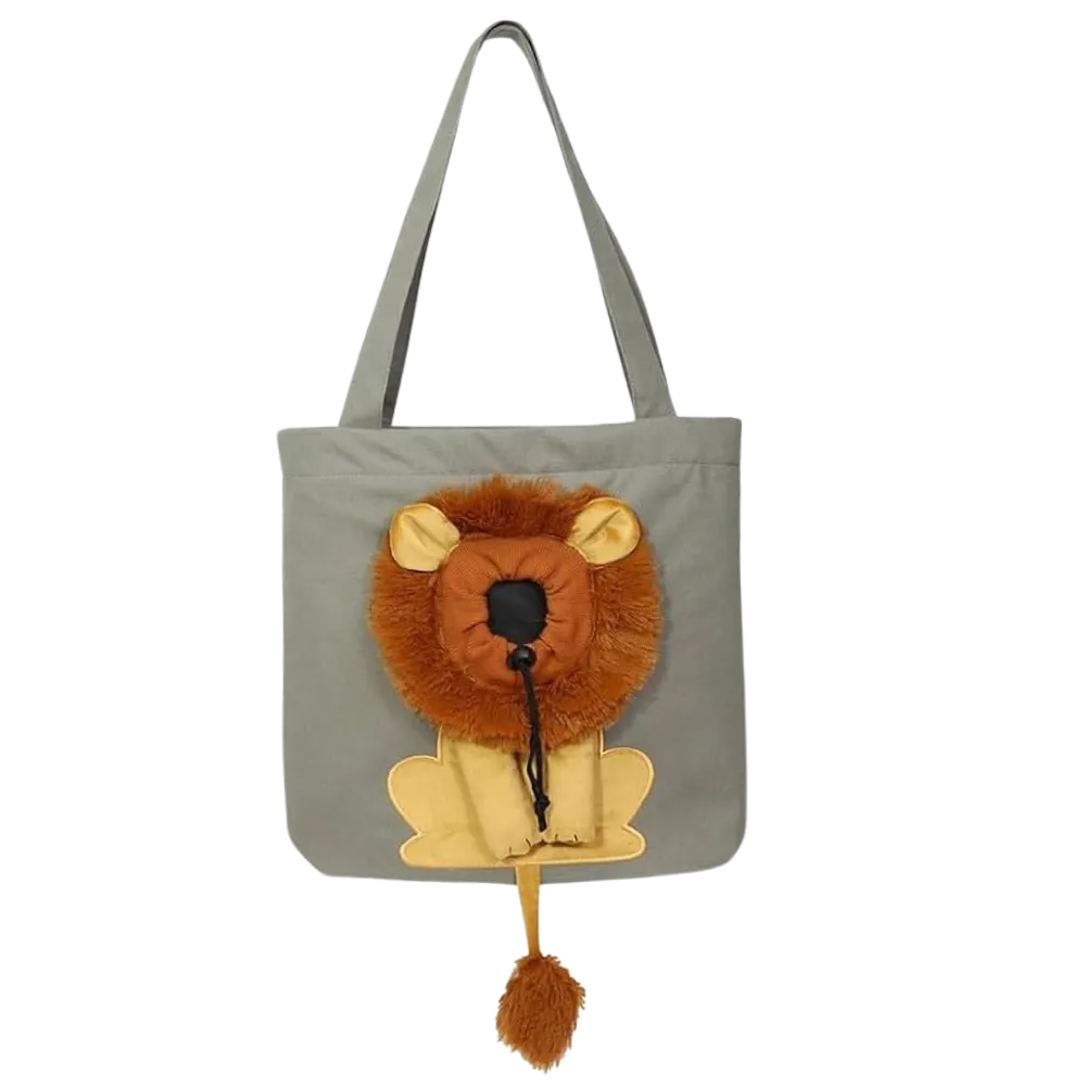 Soft & Breathable Lion Cat Bag