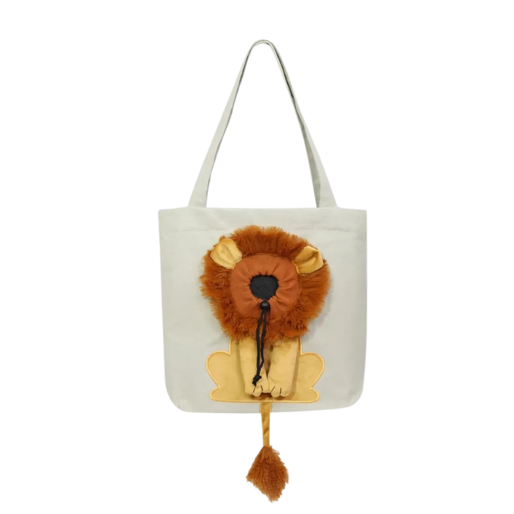 Soft & Breathable Lion Cat Bag
