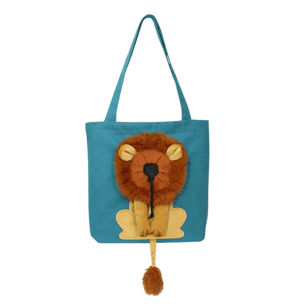 Soft & Breathable Lion Cat Bag