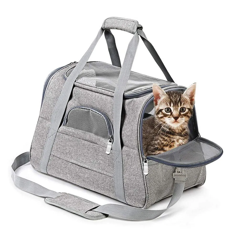 Soft Pet Carriers Portable Breathable Foldable Bag