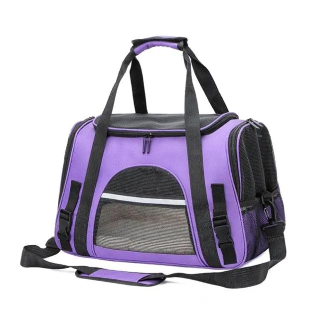 Soft Pet Carriers Portable Breathable Foldable Bag