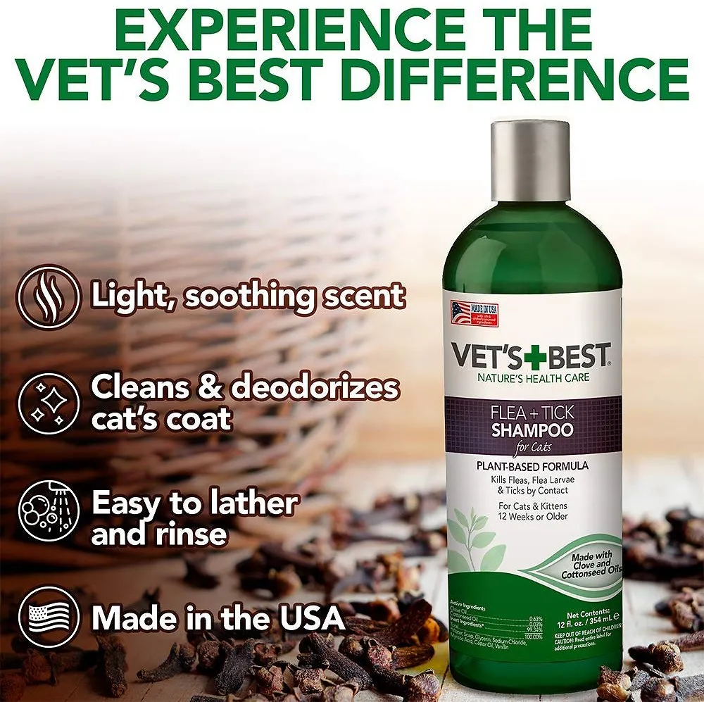 Vet’s Best Flea   Tick Shampoo Cat