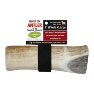 Wapiti Labs Elk Antler Dog Chews, 8", XL Whole